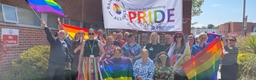 Wirral University Teaching Hospital raises Pride Progress Flag as an emblem of support for the LGBTQ+ community