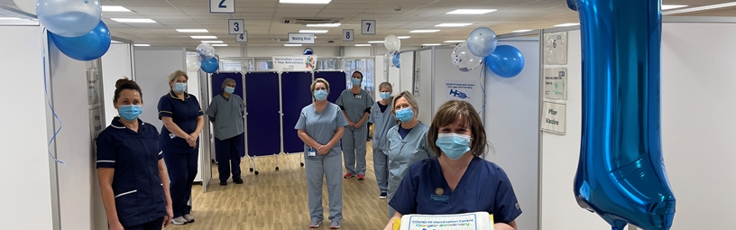 122,000 vaccinations as Trust marks 1 year anniversary of COVID-19 Vaccination Centre 122,000 vaccinations as Trust marks 1 year anniversary of COVID-19 Vaccination Centre