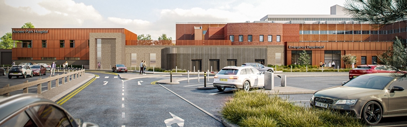 Planned demolition progresses to enable Emergency and Urgent Care Upgrade at Arrowe Park Hospital. Planned demolition progresses to enable Emergency and Urgent Care Upgrade at Arrowe Park Hospital.