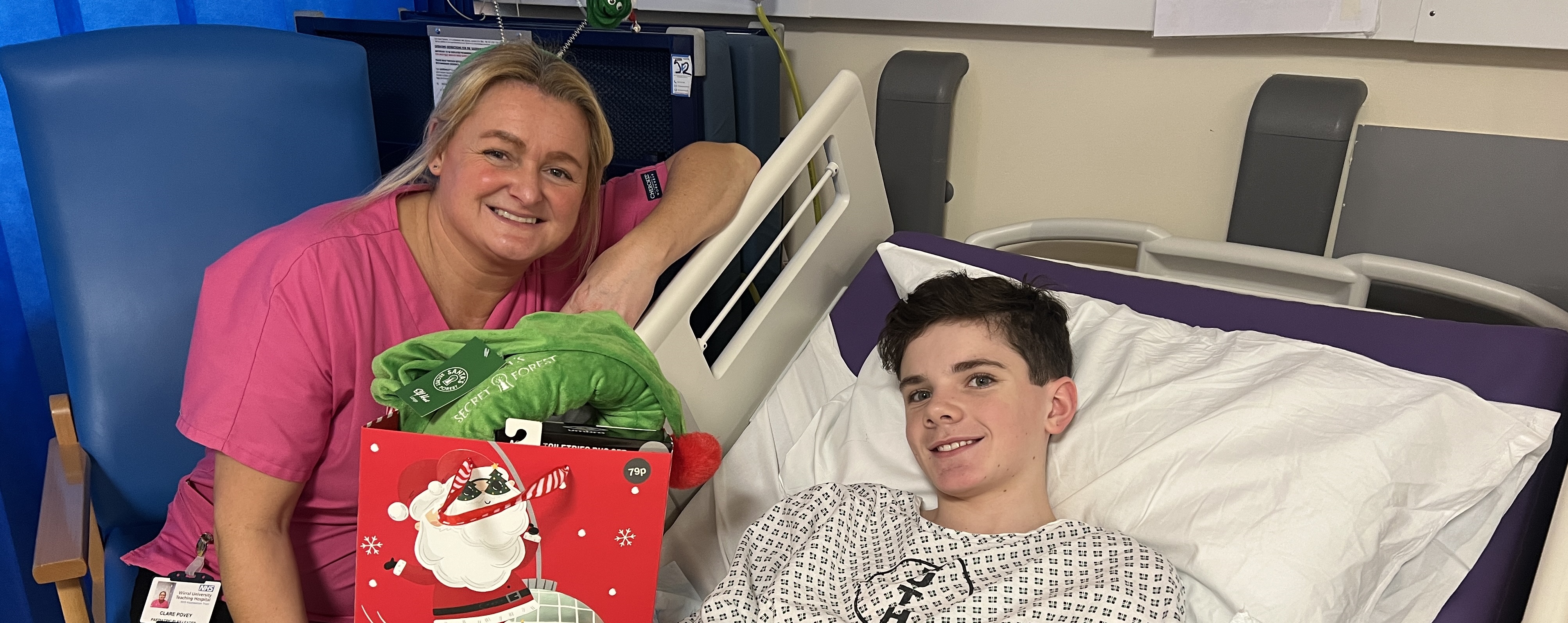 Children’s Play Team brings Christmas magic and vital support to young patients in hospital
