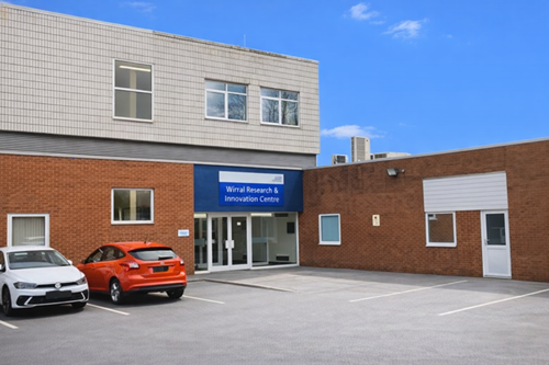 Outside photo of the RD&I centre at CGH with car park