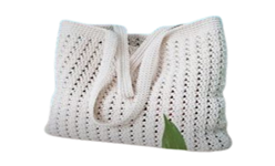 fabric bag cream colour