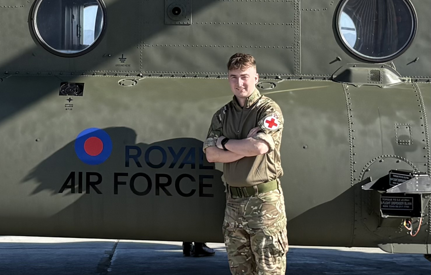 Meet the NHS nurse serving patients in both the NHS and Royal Air Force
