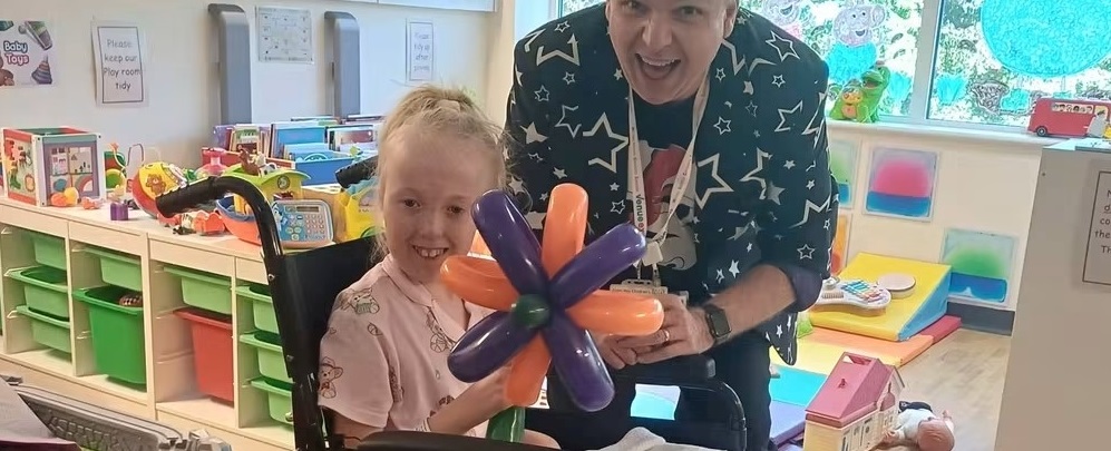 Wallasey mum praises hospital play team during Play in Healthcare Week